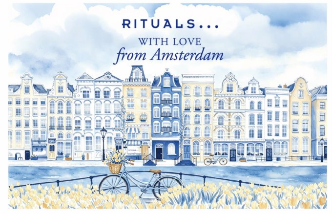 誠邀參與 Rituals「with Love from Amsterdam」鬱金香花藝工作坊與香氛明信片活動